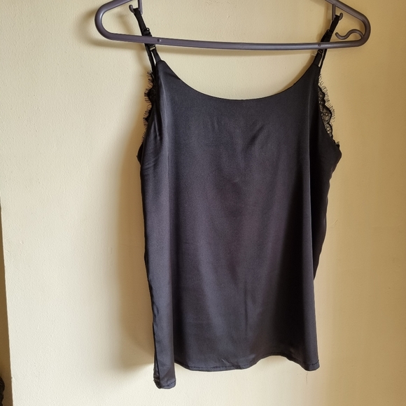 Satin Black colour Nighty US Medium Size. - Picture 6 of 11
